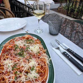 Спагети със скариди и гравиера (450гр)