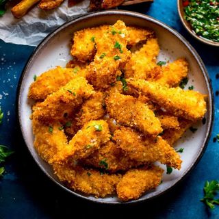 Crispy Butter Fried Chicken Nuggets