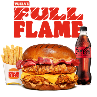 Menú Full Flame Doble Pollo Grande