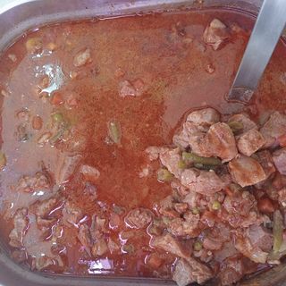 Carne estofada con verduras 