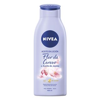 Aceite De Locion Flor De Cerezo Y Aceite Jojoba Nivea 400 Ml.