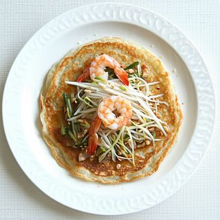 Pancake Vietnamita Con Cerdo Y Gambas
