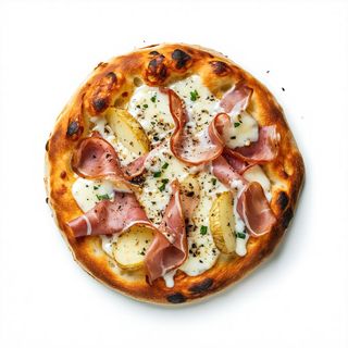 Pizza prosciutto cotto e patate
