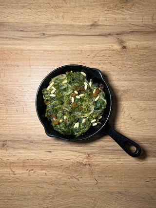 Scarola uvetta e pinoli