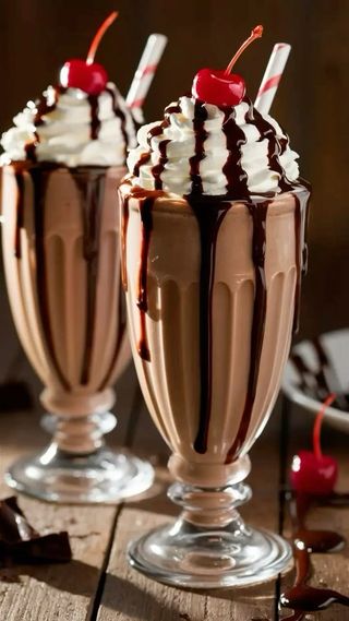 Milkshake au chocolat