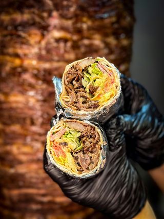 kebab z wołowo-baranim  (XL)