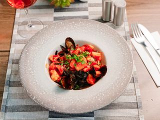 Tagliatelle Nero cu fructe de mare