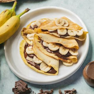 კრეპი ნუთელათი და ბანანით