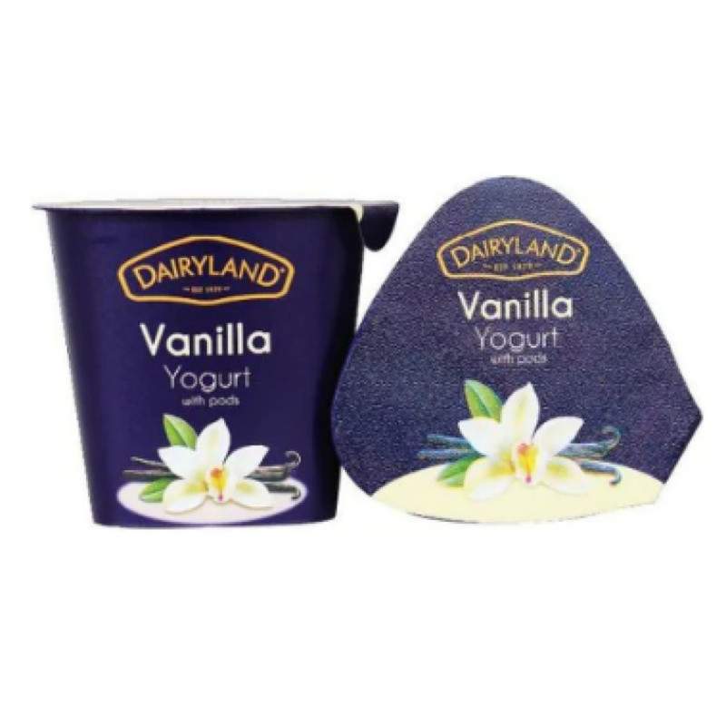 Dairyland Vanilla Pods Yoghurt 550G