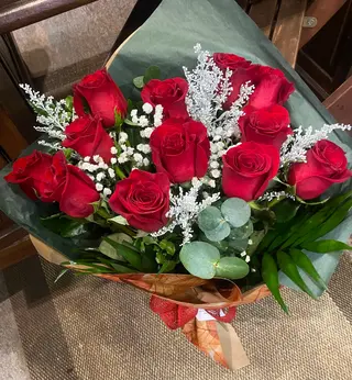 12 Rosas rojo