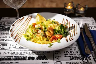 Tagliatelle cu fructe de mare