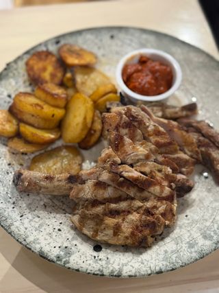 Кралски Котлет с домашно печени картофи