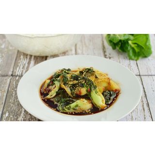 Stir fried garlic pokchoy