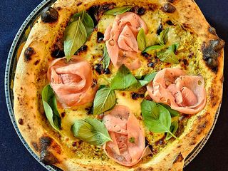 Pizza Pistacchio & Mortadella