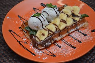 Бельгійська вафля "Банан & Nutella" (190 г)