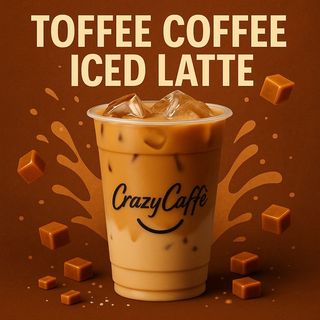 Toffee coffee iced latte 70 cl