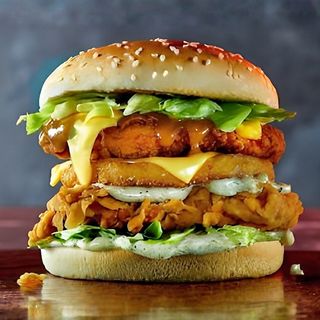 Double Crispy Burger