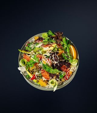 ორაგულის გრავლაქსის სალათი