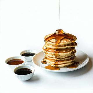 3 Tortitas Con 3 Siropes