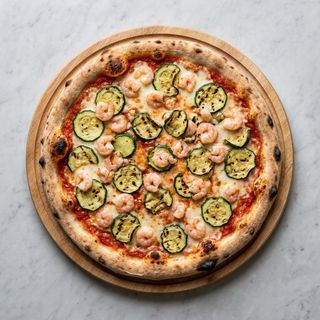 Zucchine  e gamberi