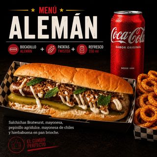 Menu Aleman XL