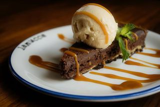 Tarta de Chocolate con Plátano