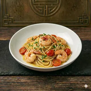 Spaghetti ai gamberi