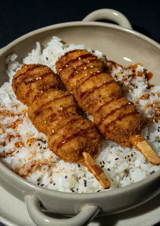 Yakitori Chicken Bomb Tempura