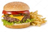 Cheese Burger + Coca Cola