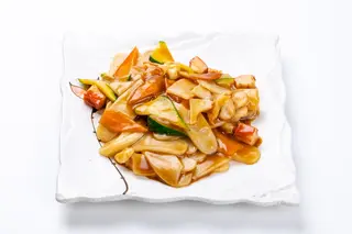 104 Gnocchi di riso con frutti di mare