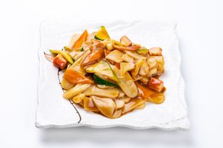 104 Gnocchi di riso con frutti di mare