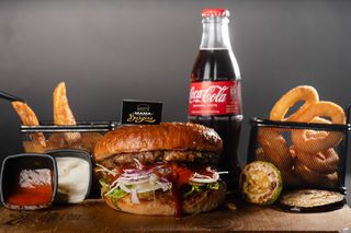 BBQ Fit Burger Meni 4