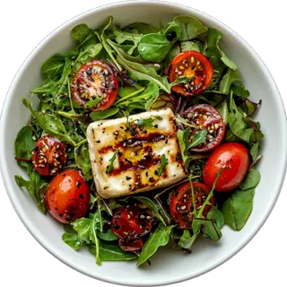  SALADE AU FROMAGE DE CHÈVRE GRILLÉ 