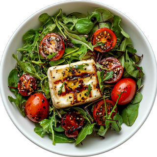  SALADE AU FROMAGE DE CHÈVRE GRILLÉ 