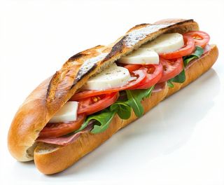 Panuozzo con prosciutto cotto