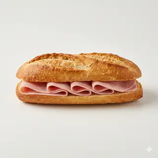 Bocadillo Frío De Jamón Dulce
