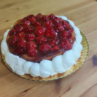 Fresones con nata grande