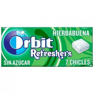 Chicles Orbit Refresh Hierbabuena Pack 7x15,6 Gr.