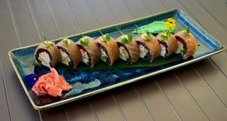 Black Philadelphia rolls
