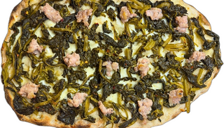 Pinsa salsiccia e friarielli