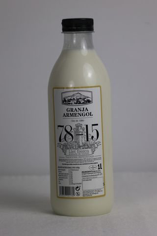 Llet Pasteuritzada 78/15 Granja Armengol 1L