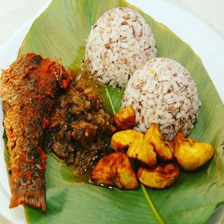 Ofada solo + kote fish