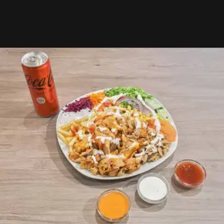 Kebab no Prato XL Menu 