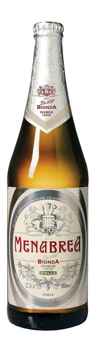 Menabrea Birra Blondă 4.8%, 0.66L SGR