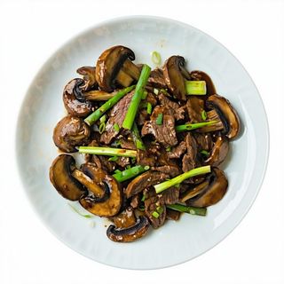 265 Manzo funghi bambu