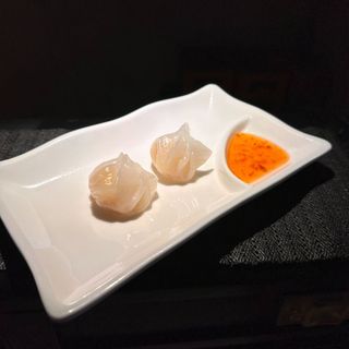 Ravioli di gamberi trasp