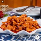 D3 ღორის ხორცი მოტკბო მომჟაო სოუსით