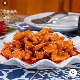 D3 ღორის ხორცი მოტკბო მომჟაო სოუსით