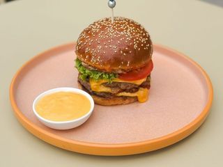 Cheddar Melt Burger