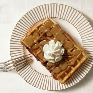 Gofre de dulce de leche